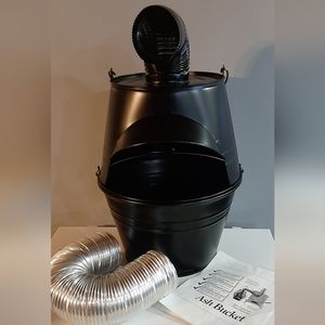 Ash Bucket " 2 in 1" Ash Collector Dust Director Metal Can New Made in Canada